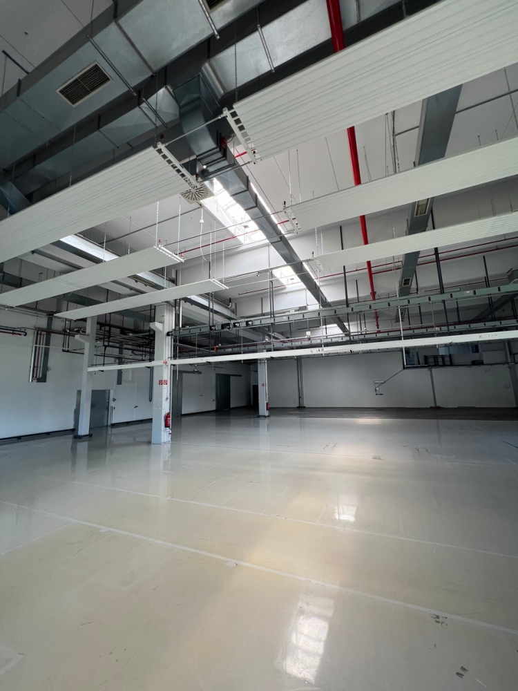 produktionshalle-lagerhalle-mieten-leer-innenansicht image Produktionshalle und Lagerhalle in Kärnten mieten – leerstehende Hallenfläche für Unternehmen