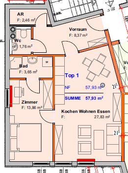 Top 2-Zimmer Wohnung 57,93 m&sup2; im Zentrum von V&ouml;lkermarkt - Bild# 13 