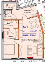 Top 2-Zimmer Wohnung 57,93 m&sup2; im Zentrum von V&ouml;lkermarkt - Bild# 13 